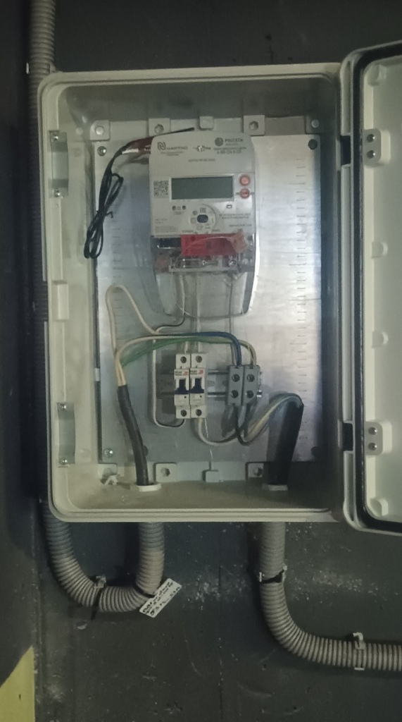 Установка  зарядной станции в подземном паркинге ЖК IMG_20251230_112236